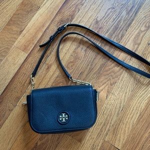 Like New Tory Burch Black Crossbody Purse